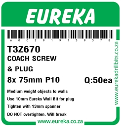 T3Z670 - Coach Screw & Plug -T3Z670_Label_T